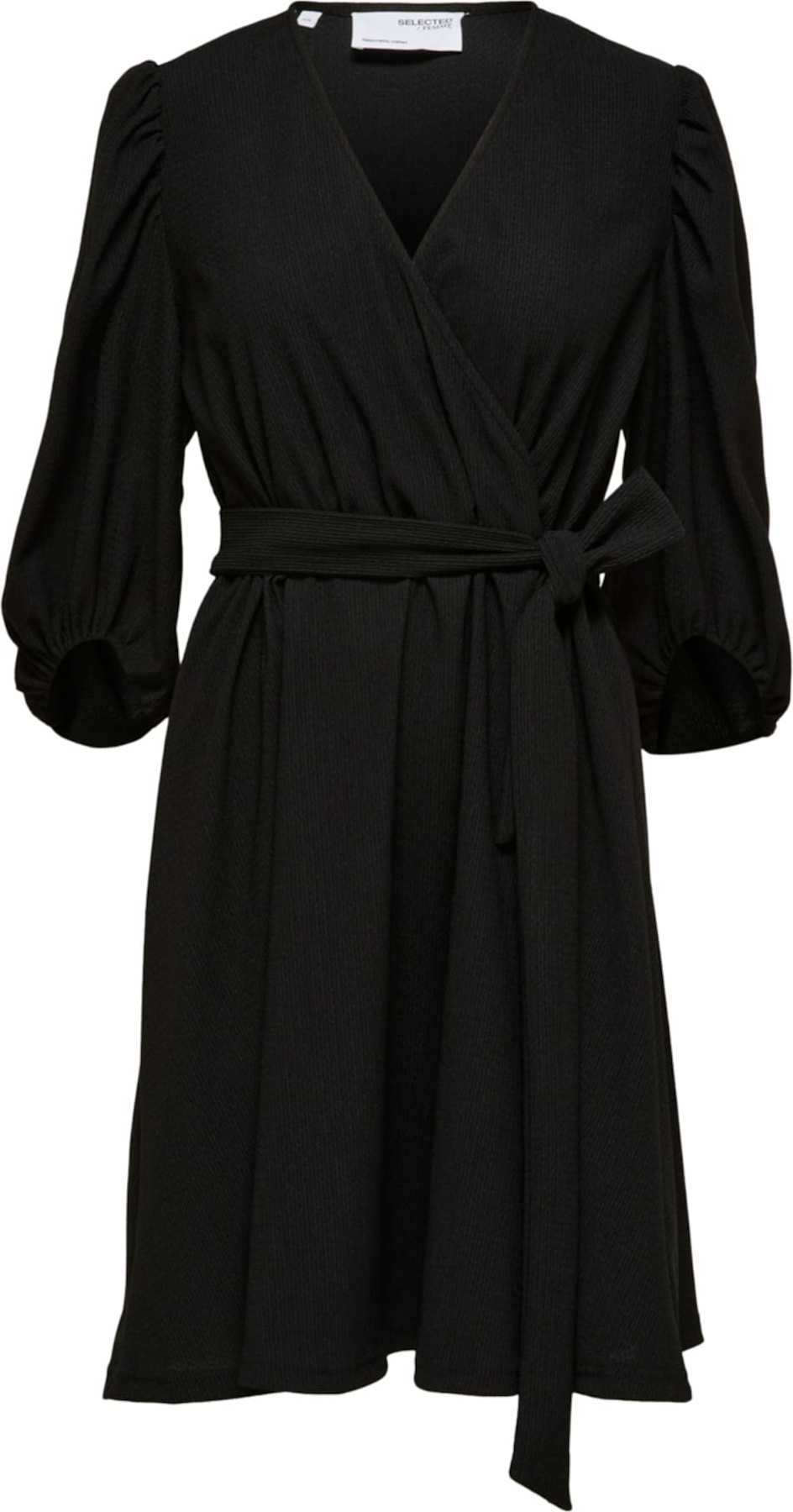 Selected Femme Curve Šaty 'Mynte' černá