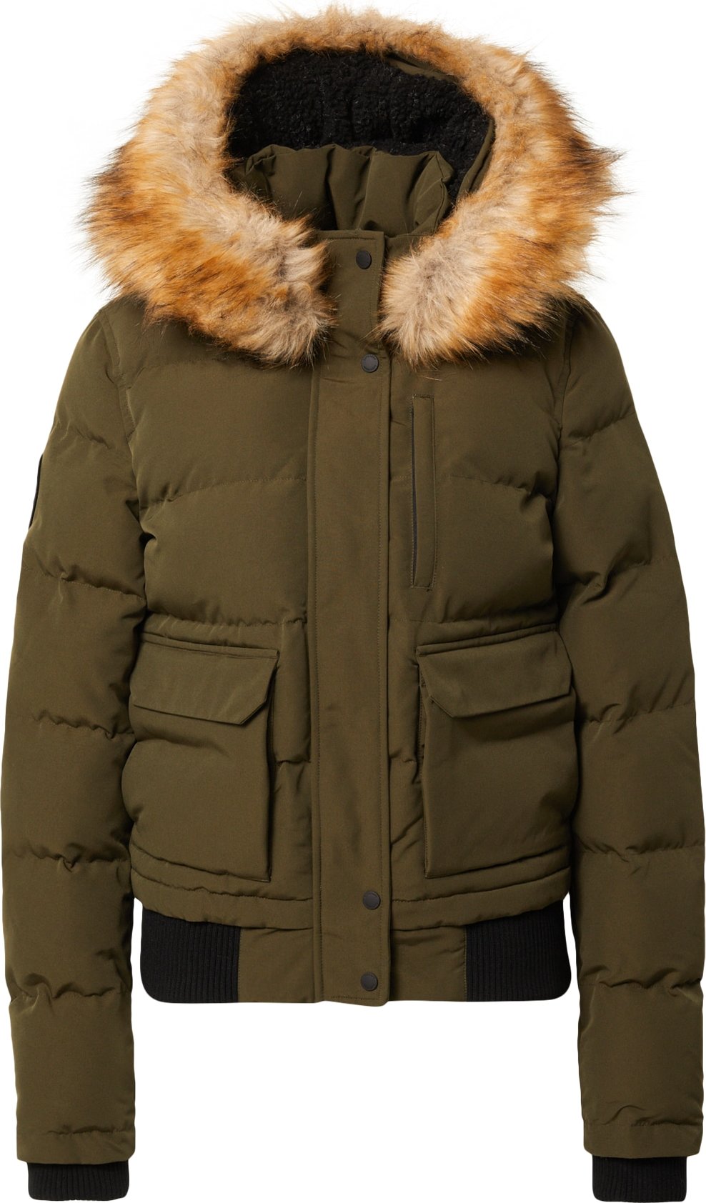 Superdry Zimní bunda 'Everest' světle hnědá / khaki