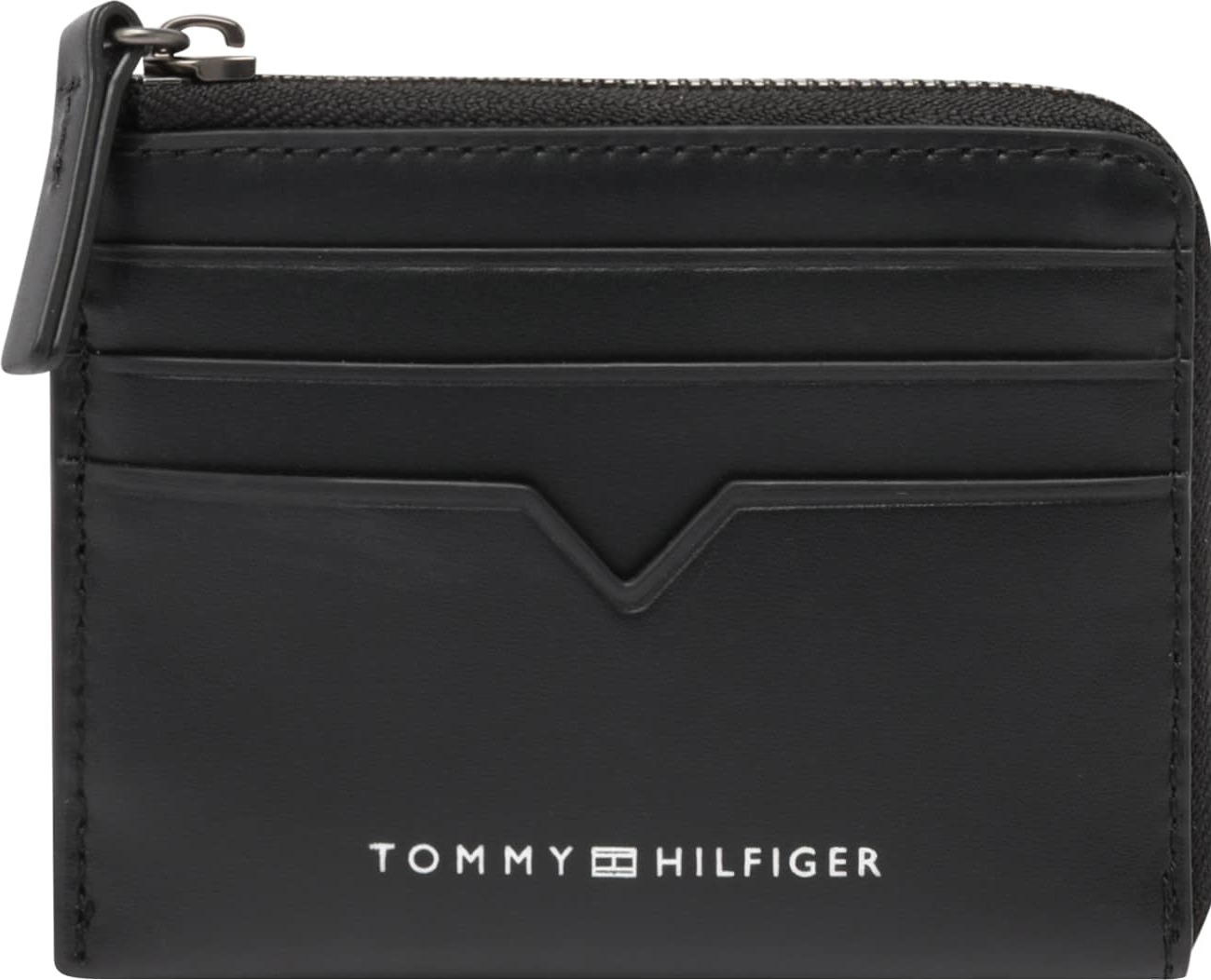 TOMMY HILFIGER Peněženka černá / bílá