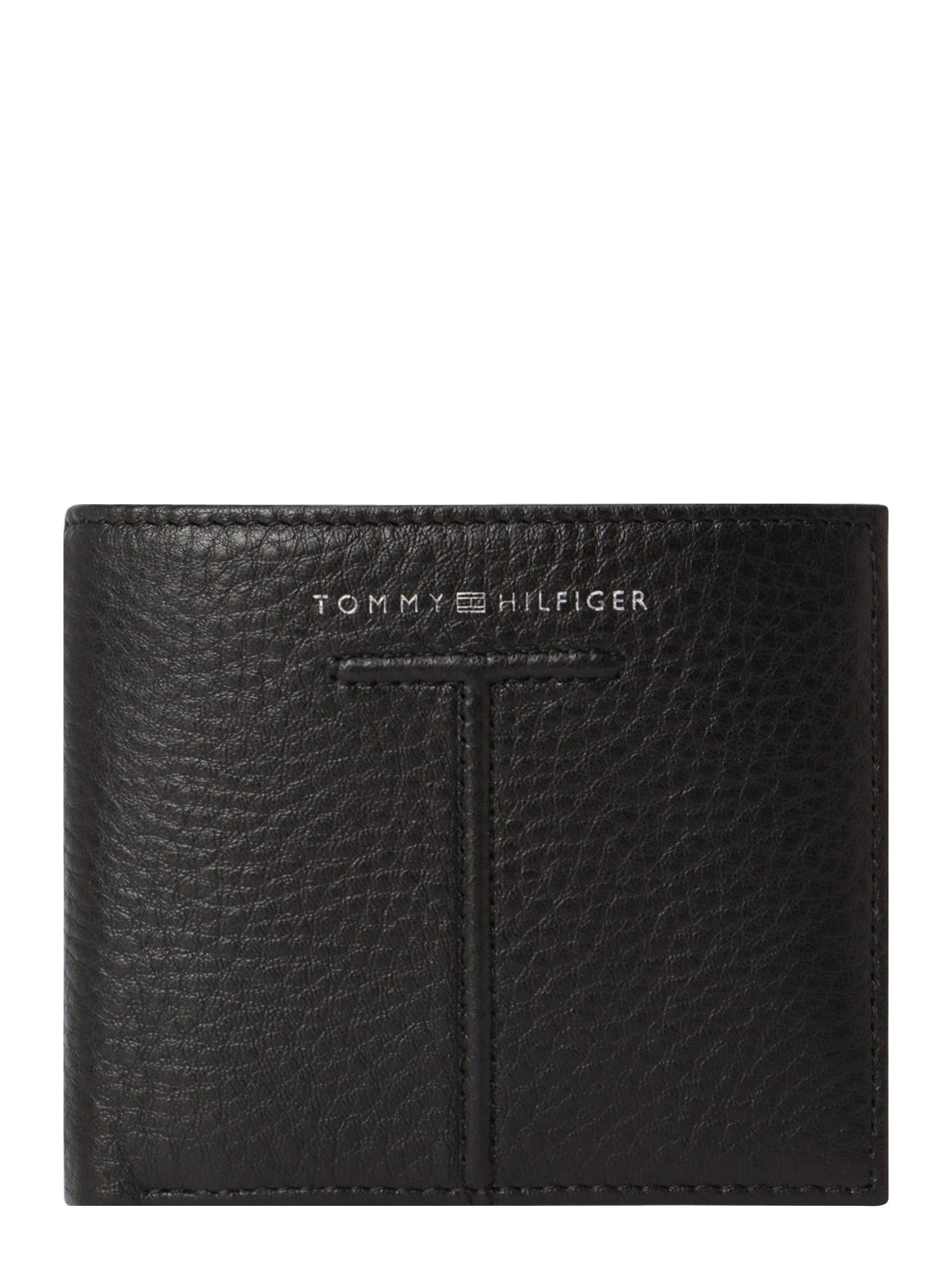 TOMMY HILFIGER Peněženka černá / stříbrná