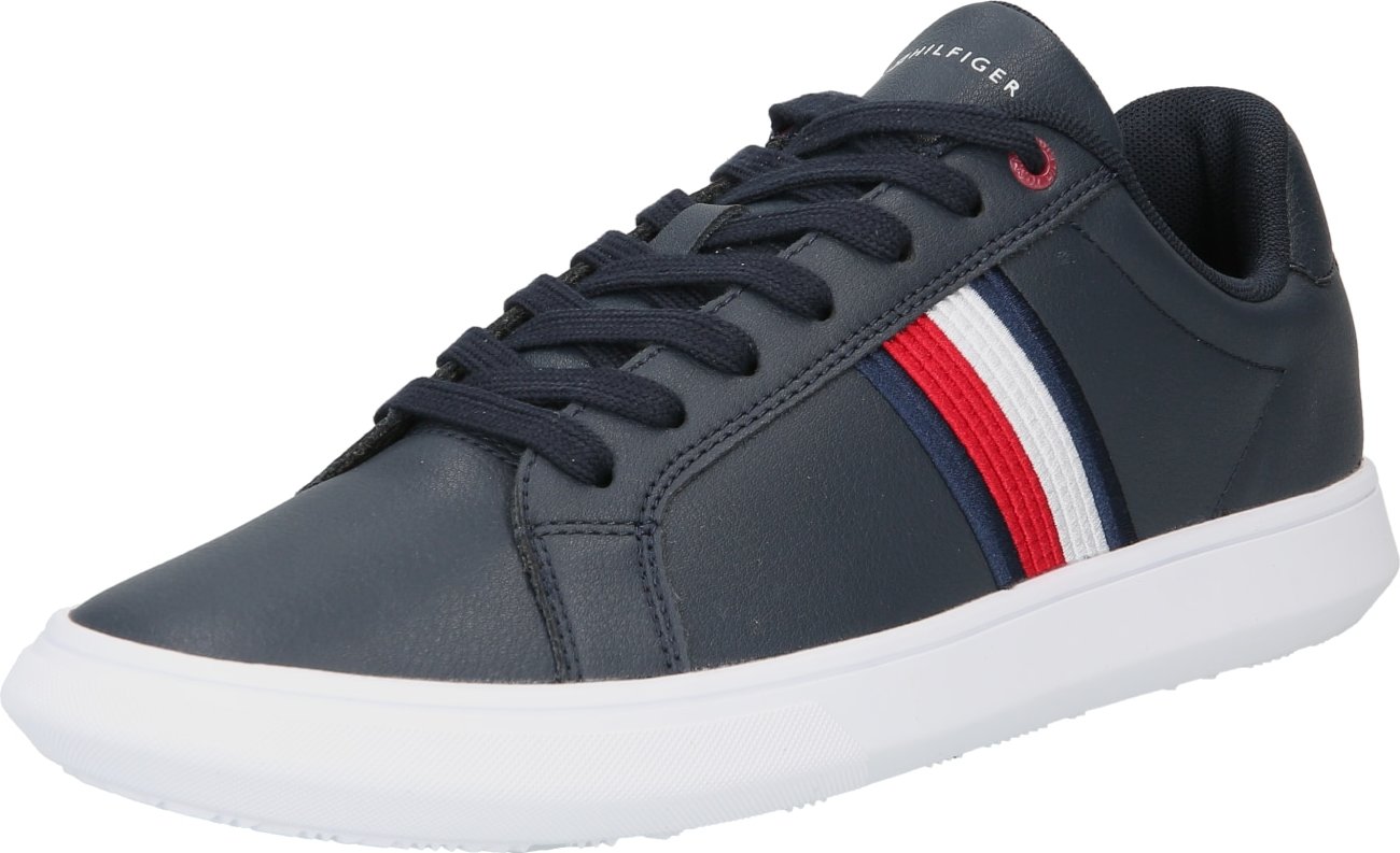 TOMMY HILFIGER Tenisky námořnická modř / červená / bílá