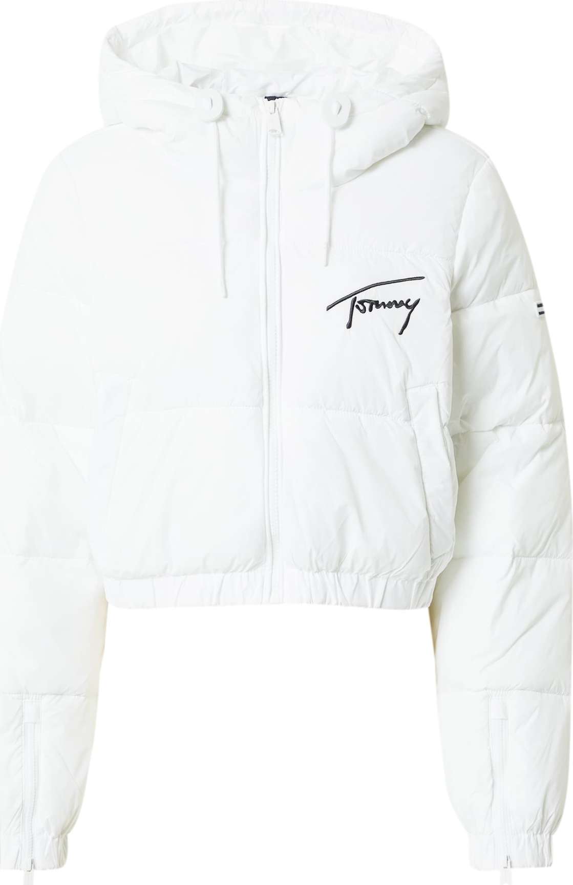 Tommy Jeans Přechodná bunda námořnická modř / červená / černá / bílá