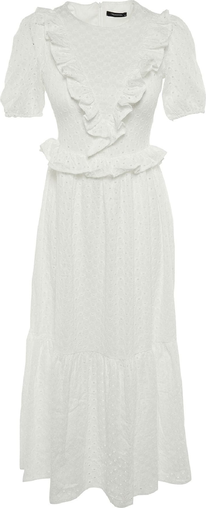 Trendyol Letní šaty bílá