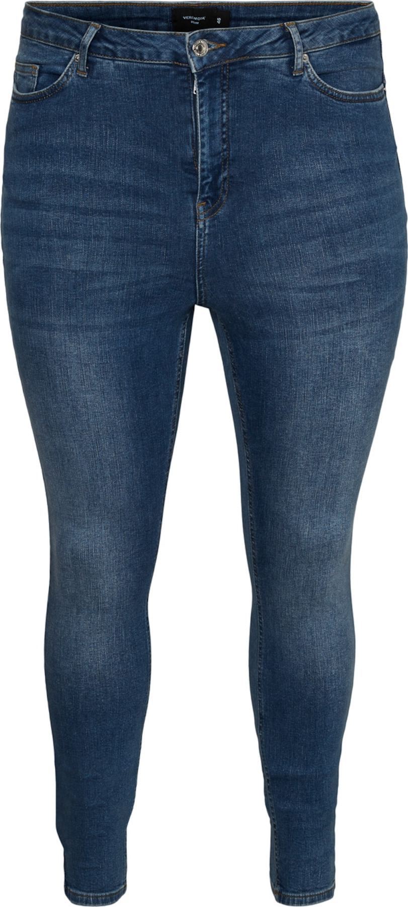 Vero Moda Curve Džíny 'LORA' tmavě modrá