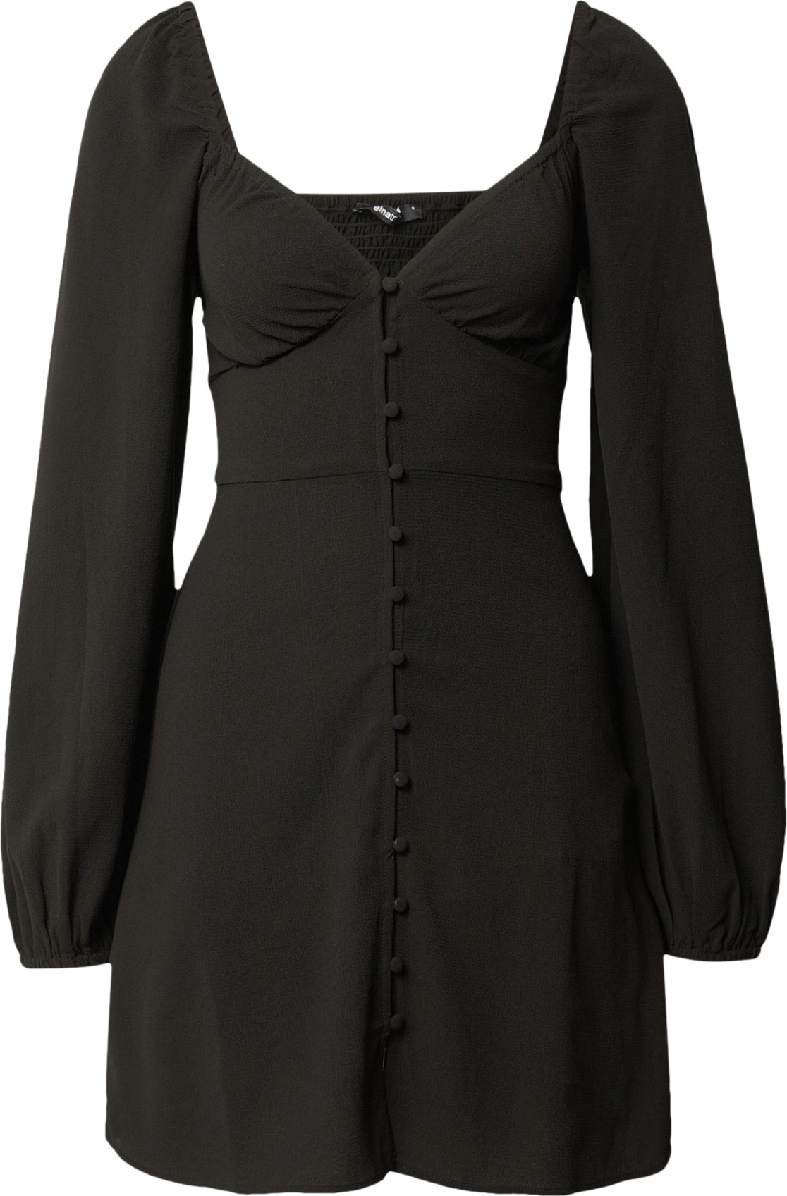 Gina Tricot Košilové šaty 'Malla' černá