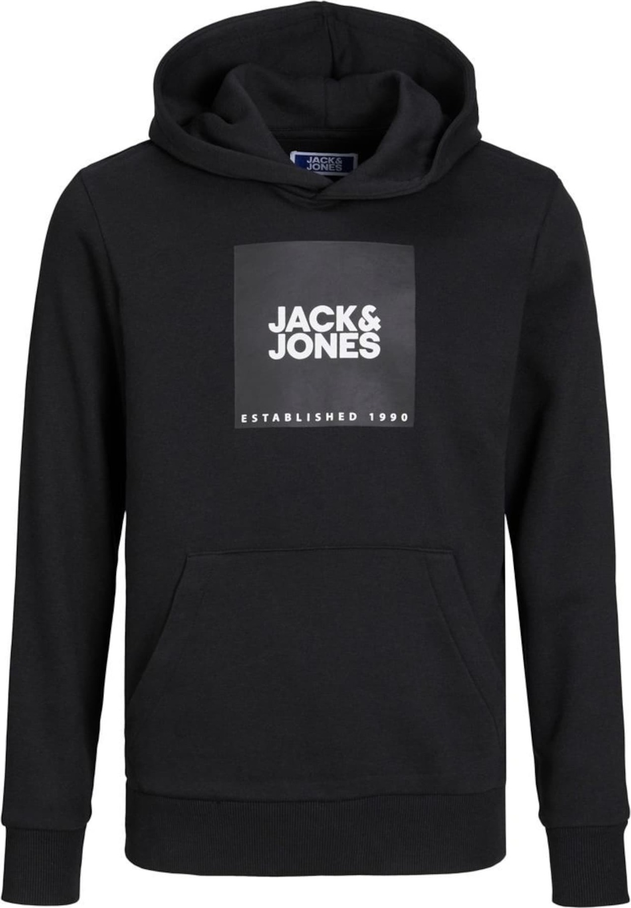 Jack & Jones Junior Mikina černá / bílá