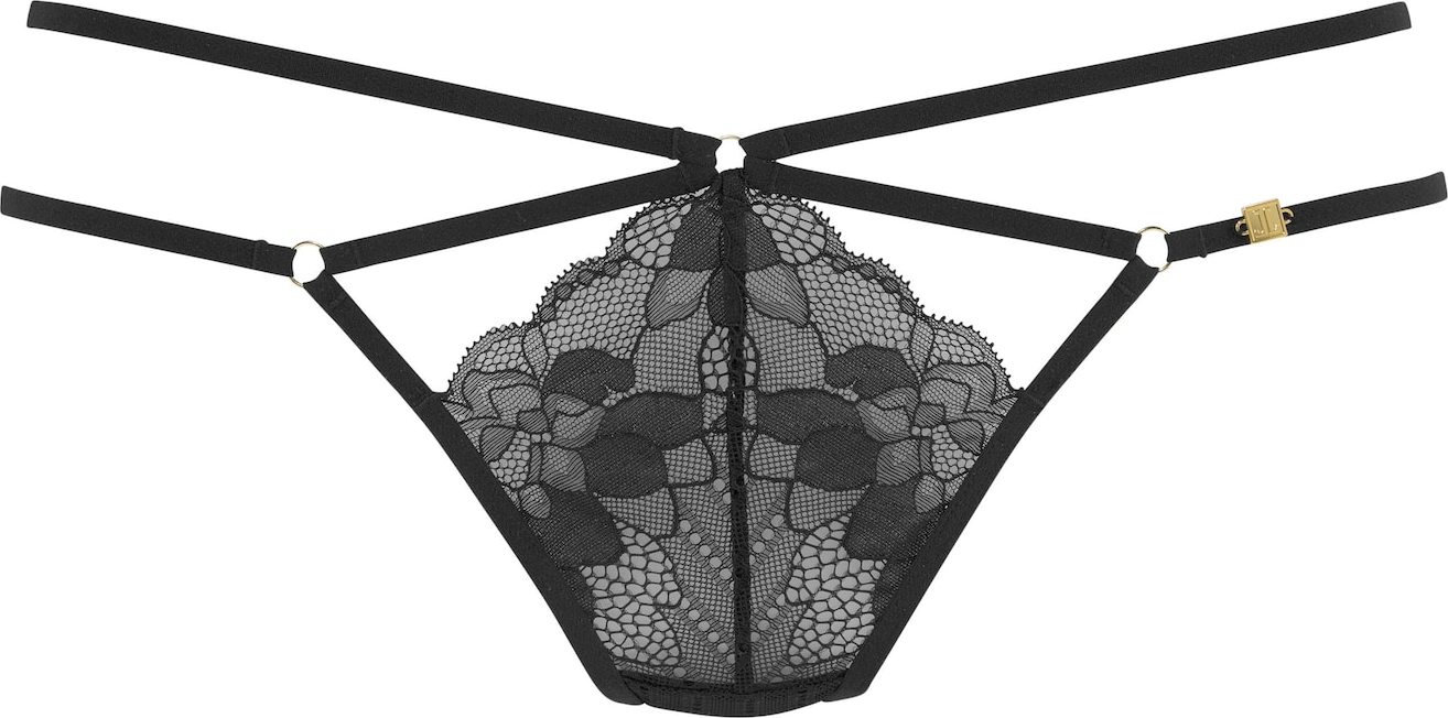 JETTE Tanga černá