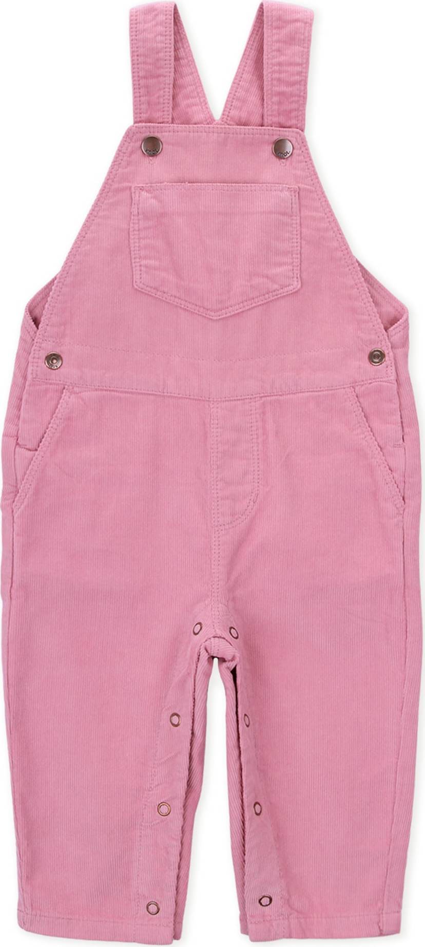 KNOT Laclové kalhoty světle růžová