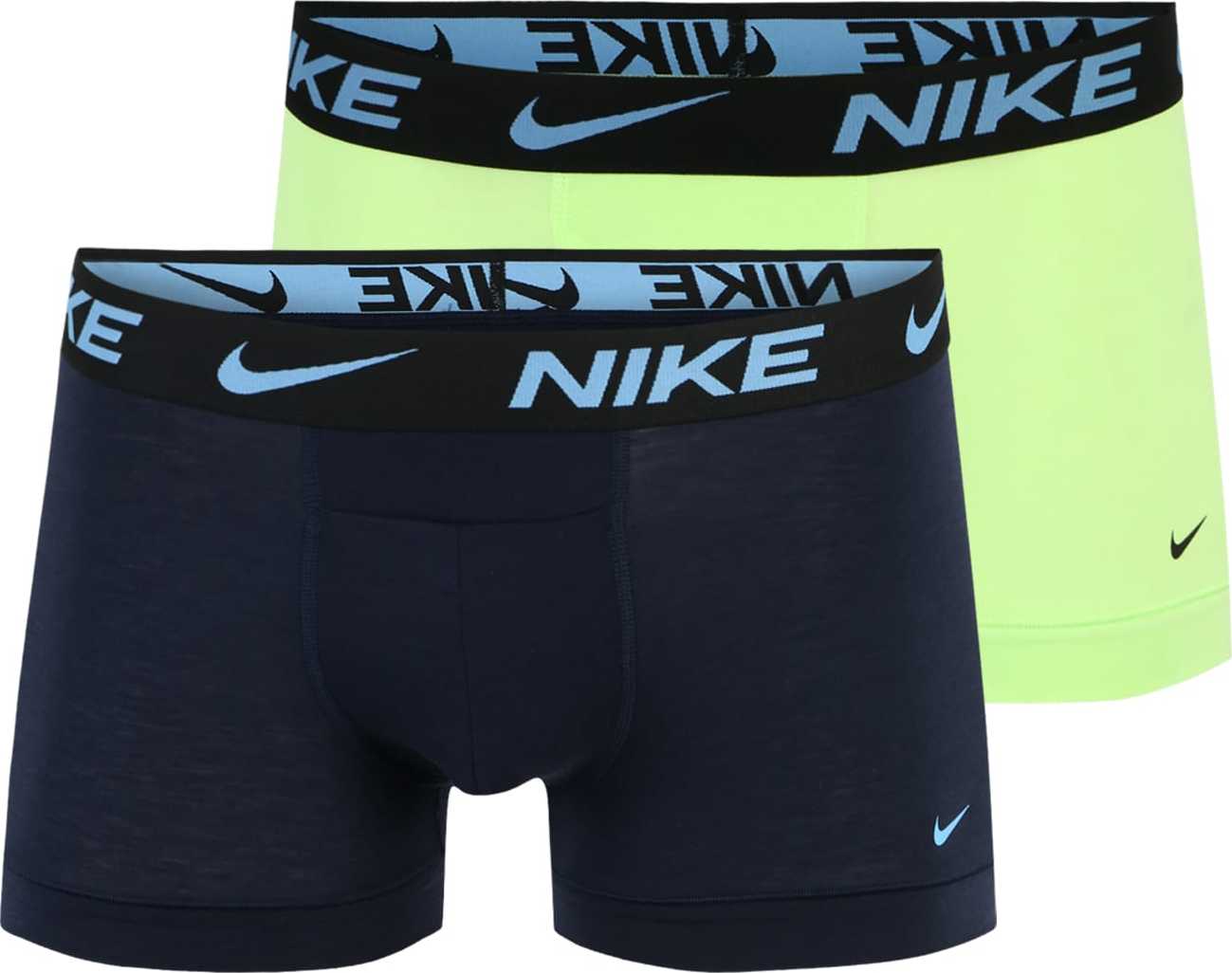 NIKE Sportovní spodní prádlo námořnická modř / světlemodrá / světle zelená