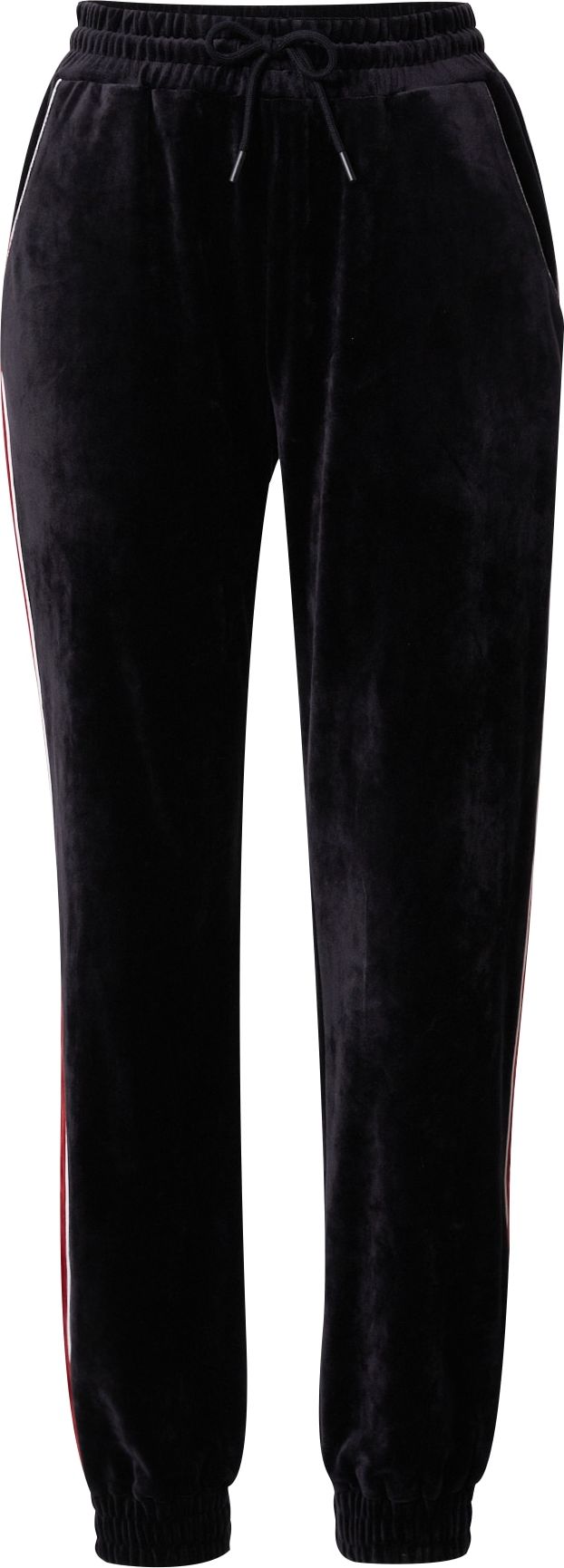 VIERVIER Kalhoty 'Lene' bordó / černá