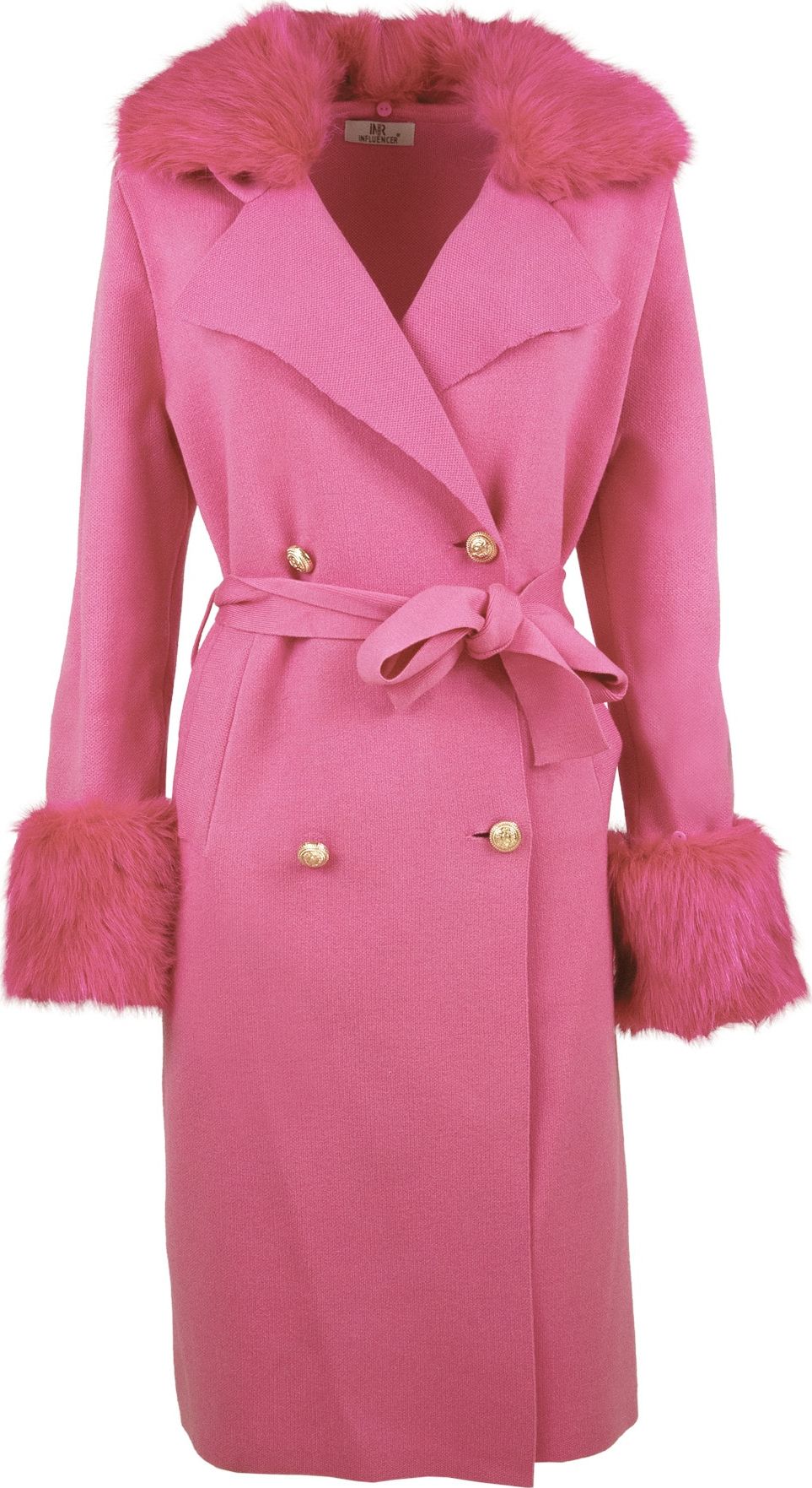 Influencer Přechodný kabát pink