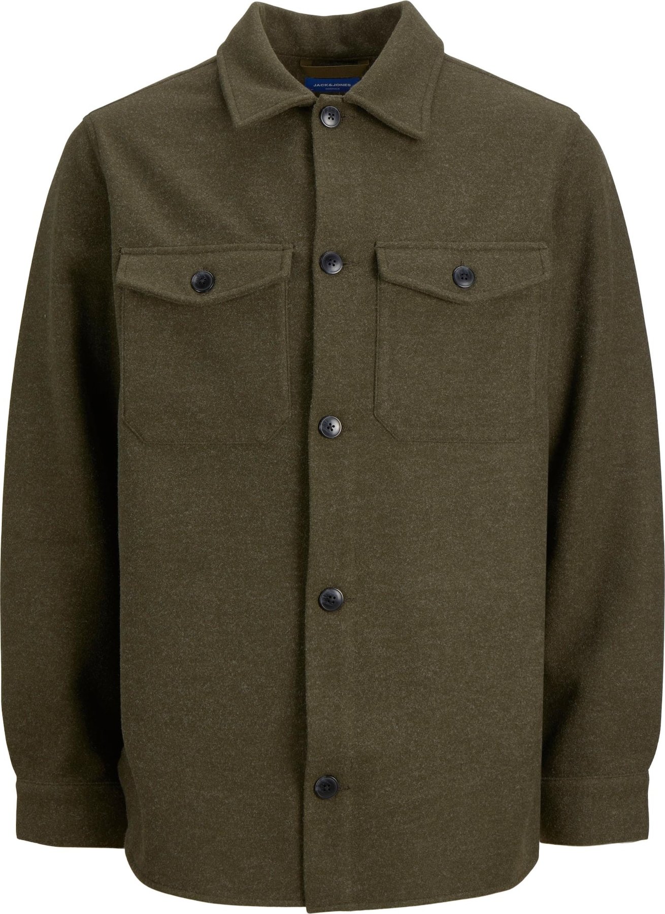 JACK & JONES Přechodná bunda 'OLLIE' zelený melír