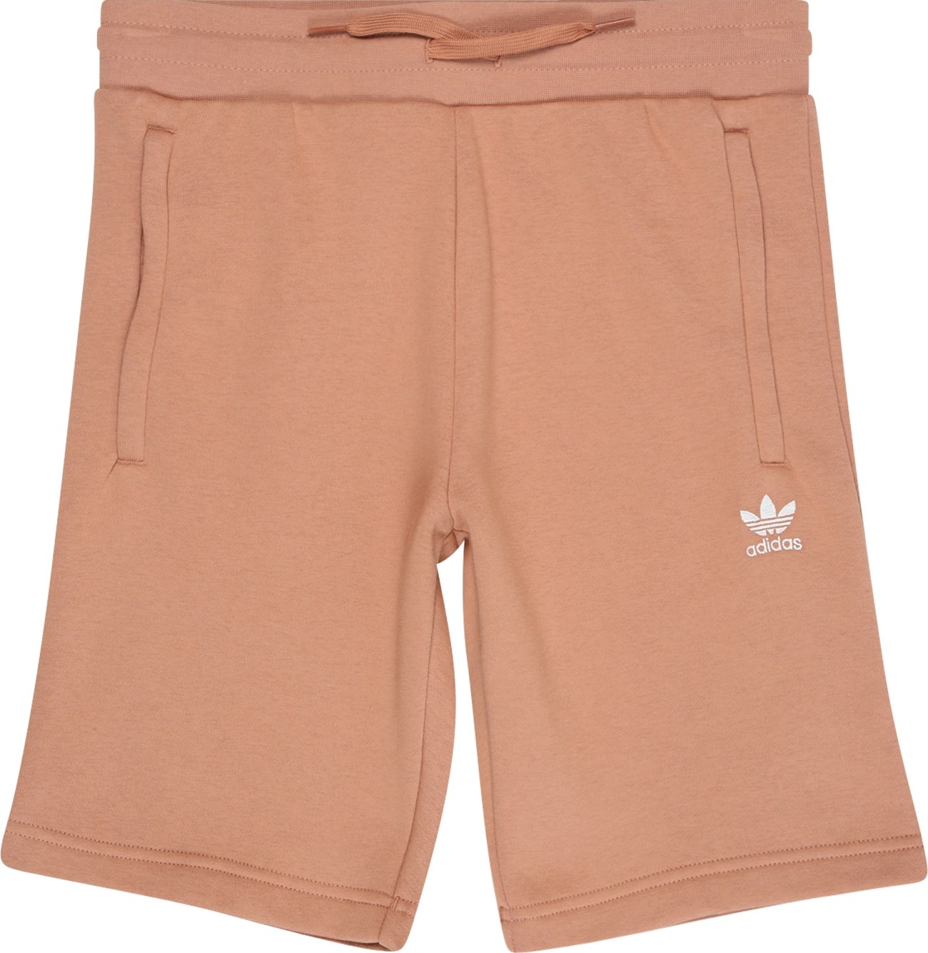 ADIDAS ORIGINALS Kalhoty světle hnědá / bílá