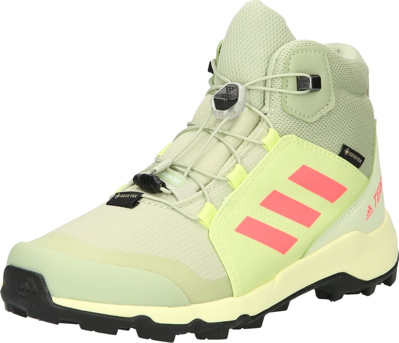 ADIDAS TERREX Kozačky limetková / olivová / svítivě růžová