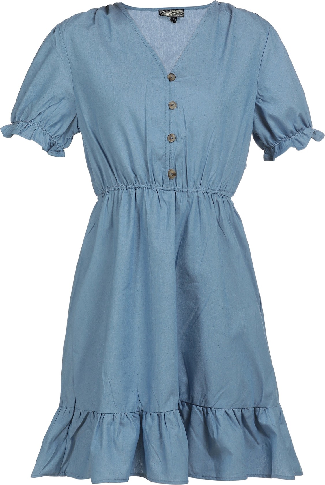 DreiMaster Vintage Letní šaty kouřově modrá