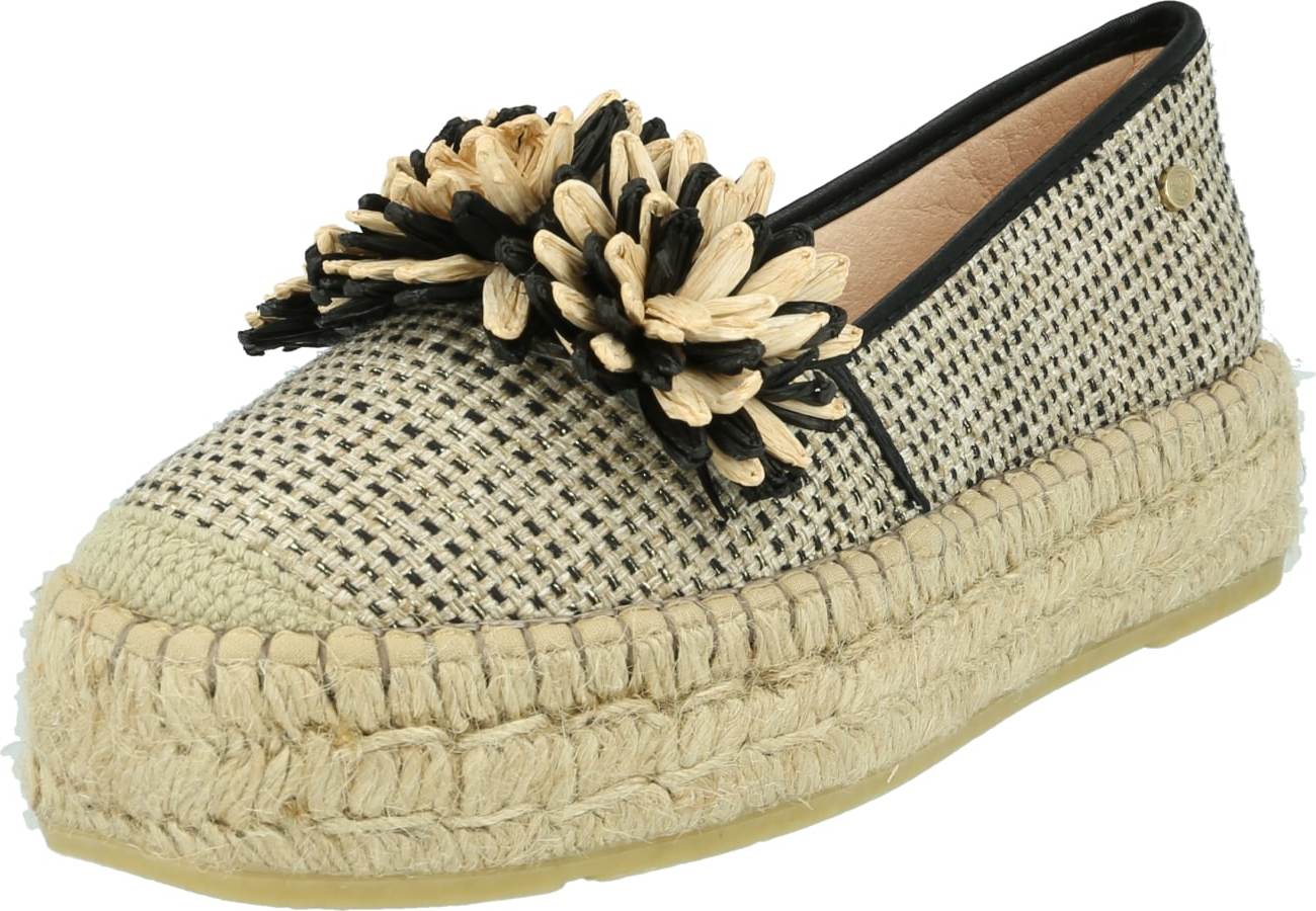 Fred de la BretoniÈre Espadrilky béžová / černá