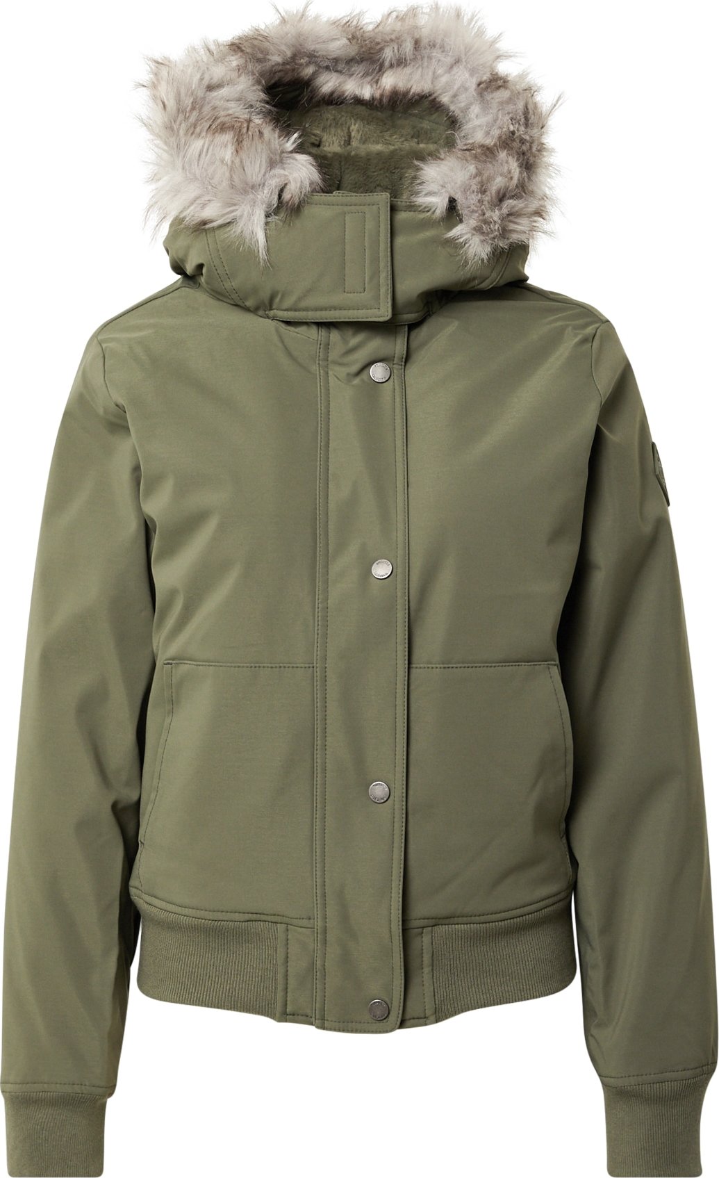 HOLLISTER Přechodná bunda zelená