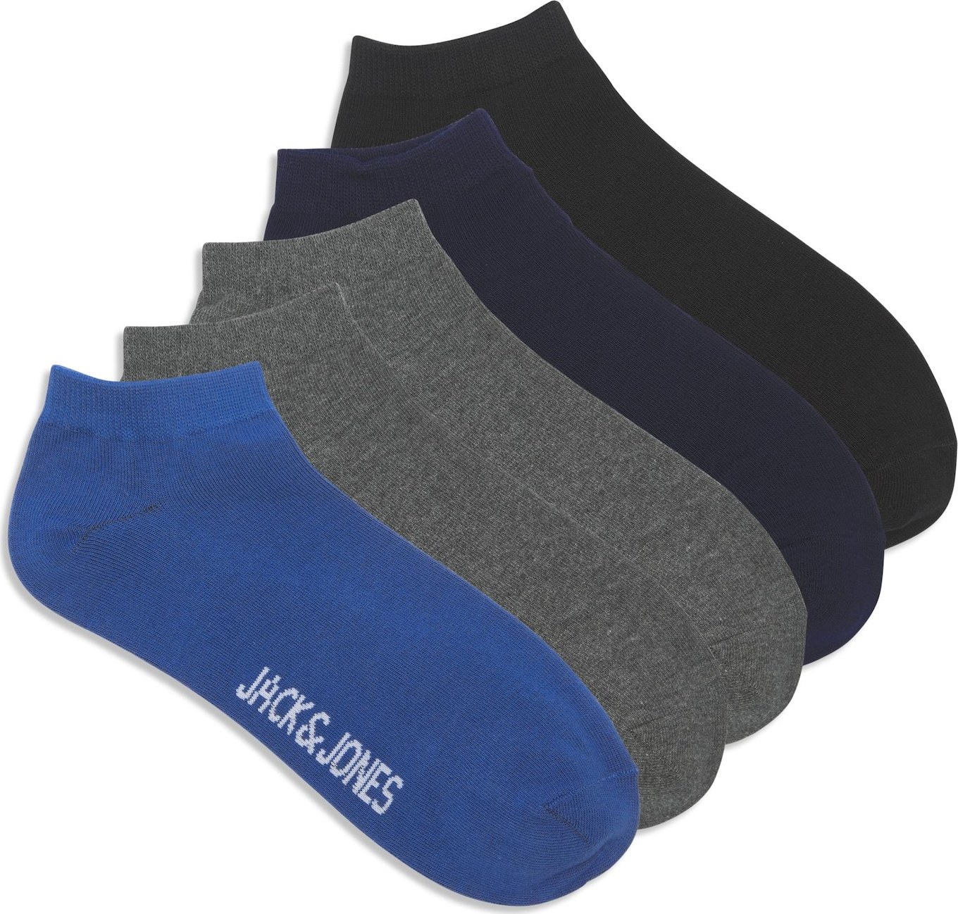 JACK & JONES Ponožky 'Fred' modrá / námořnická modř / šedý melír / černá / bílá