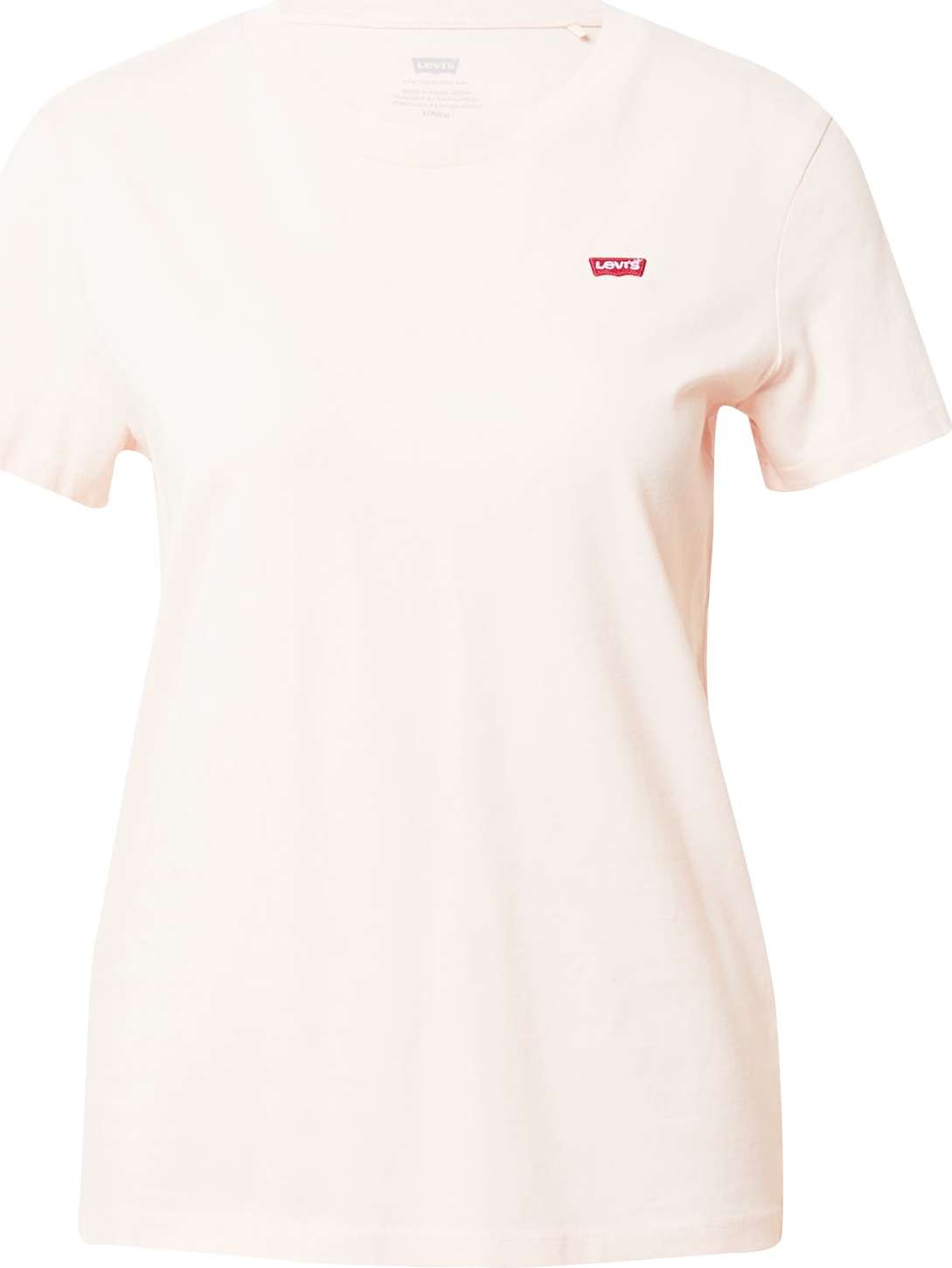 LEVI'S Tričko 'Perfect' pastelově růžová / jasně červená / bílá