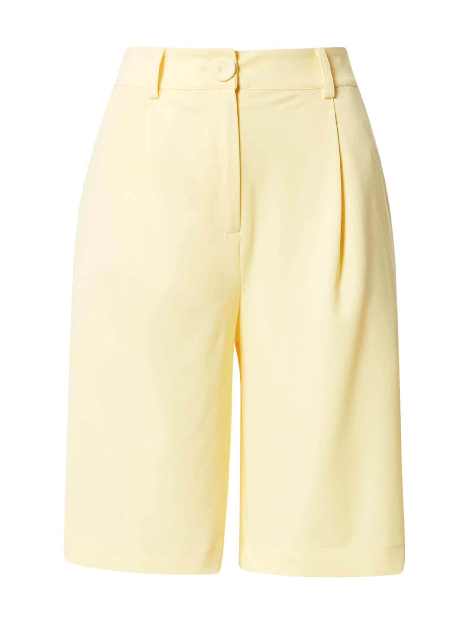 Love & Divine Kalhoty se sklady v pase světle žlutá