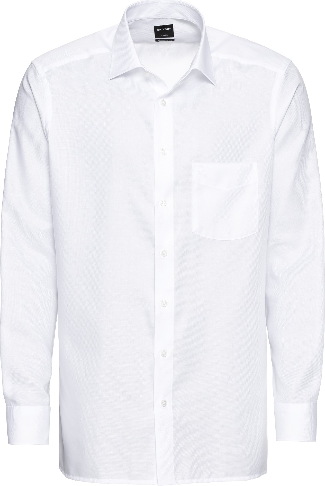 OLYMP Košile 'Luxor Faux' bílá