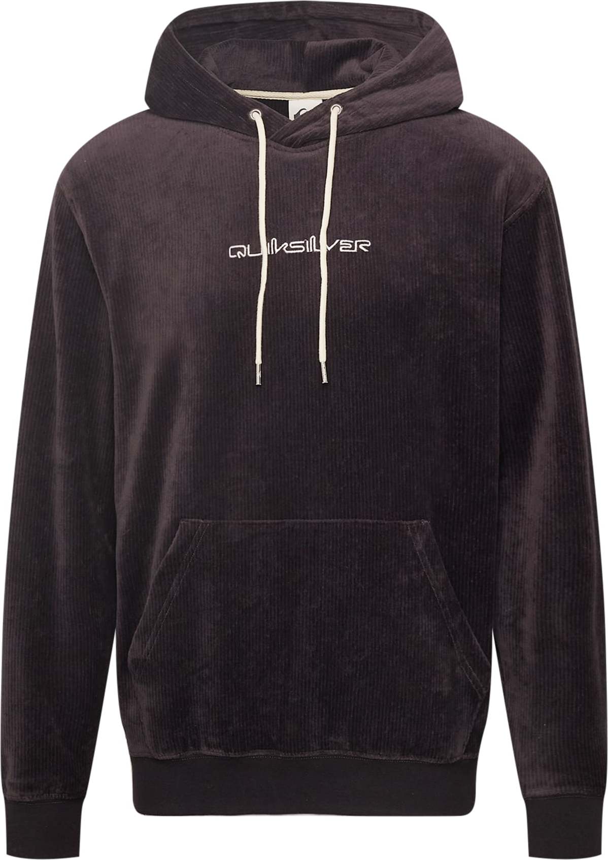 QUIKSILVER Mikina černá / bílá