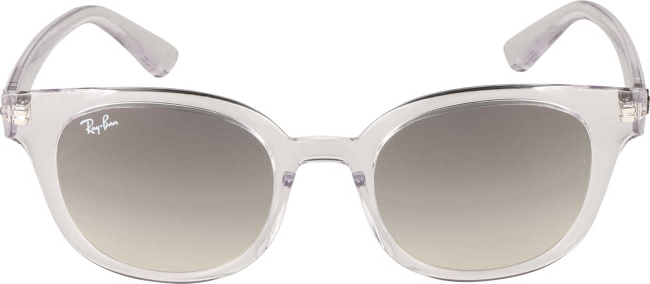 Ray-Ban Sluneční brýle '0RB4324' šedá / bílá