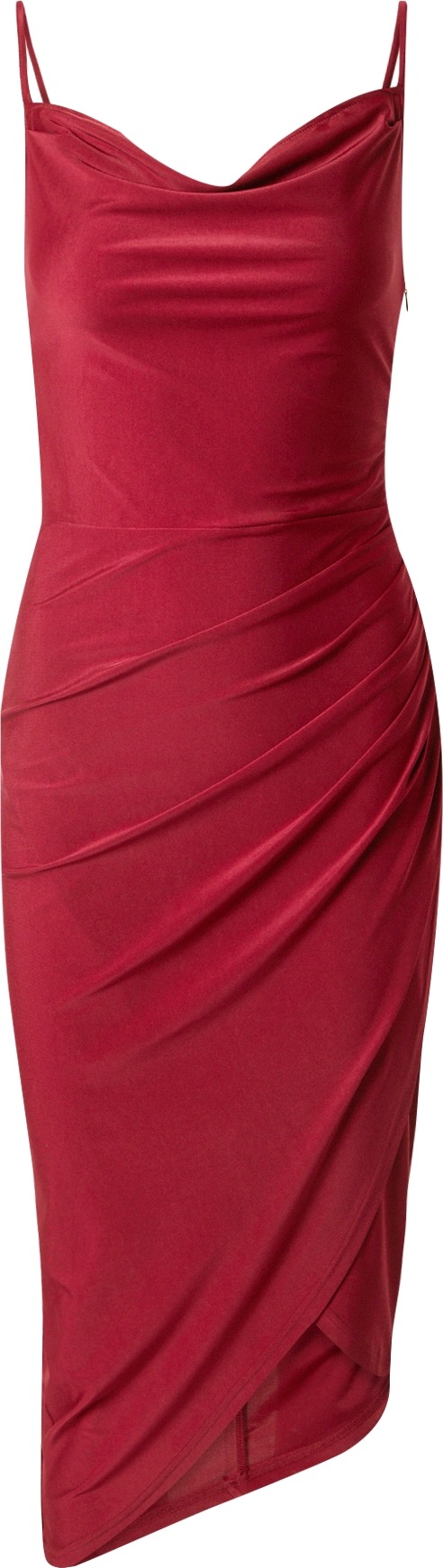 Skirt & Stiletto Koktejlové šaty 'AMELIA' vínově červená