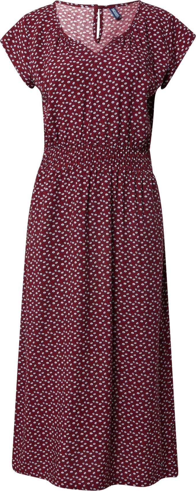 Tranquillo Šaty námořnická modř / burgundská červeň / bílá