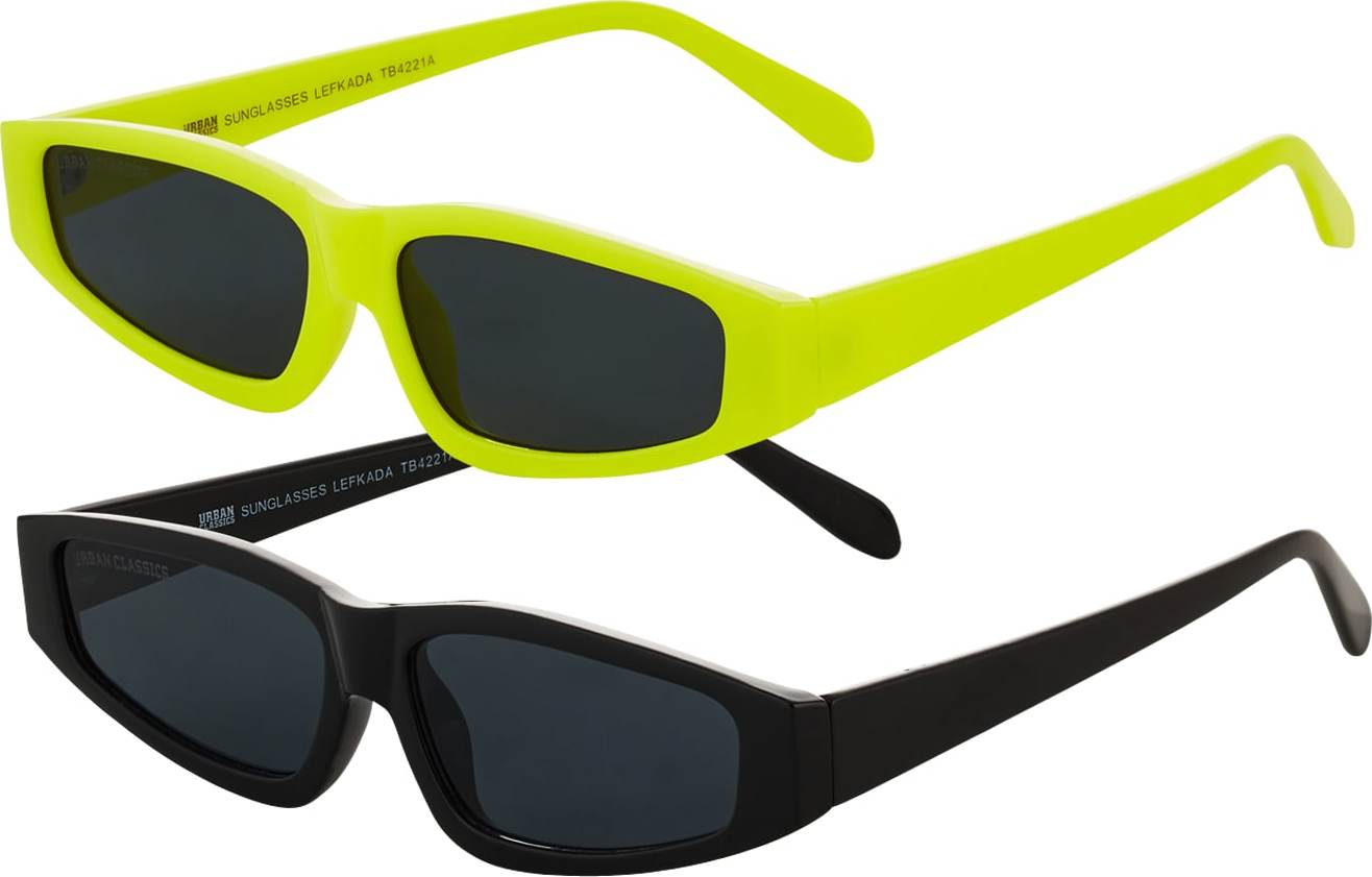 Urban Classics Sluneční brýle 'Lefkada' svítivě žlutá / černá