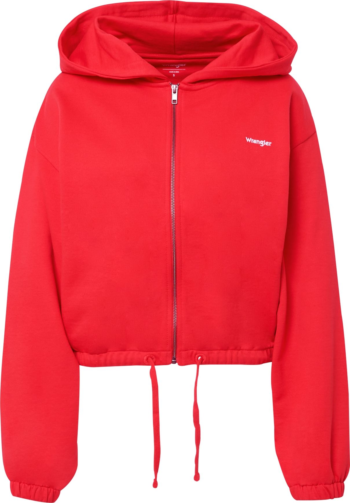 WRANGLER Mikina červená / bílá