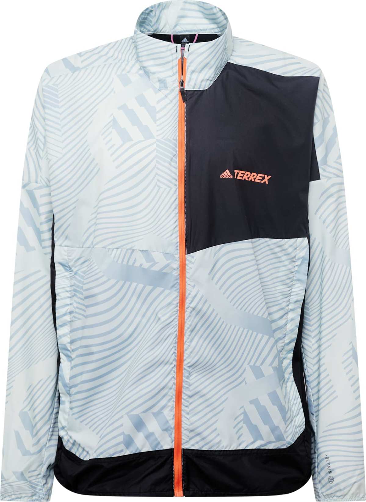 ADIDAS TERREX Sportovní bunda mátová / nefritová / oranžová / černá