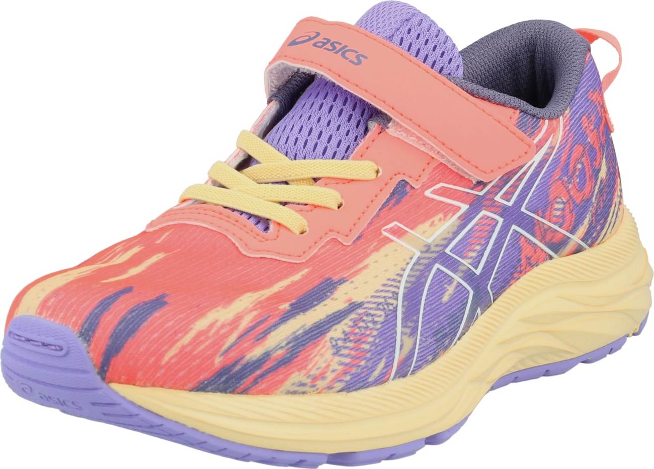 ASICS Sportovní boty žlutá / fialová / korálová