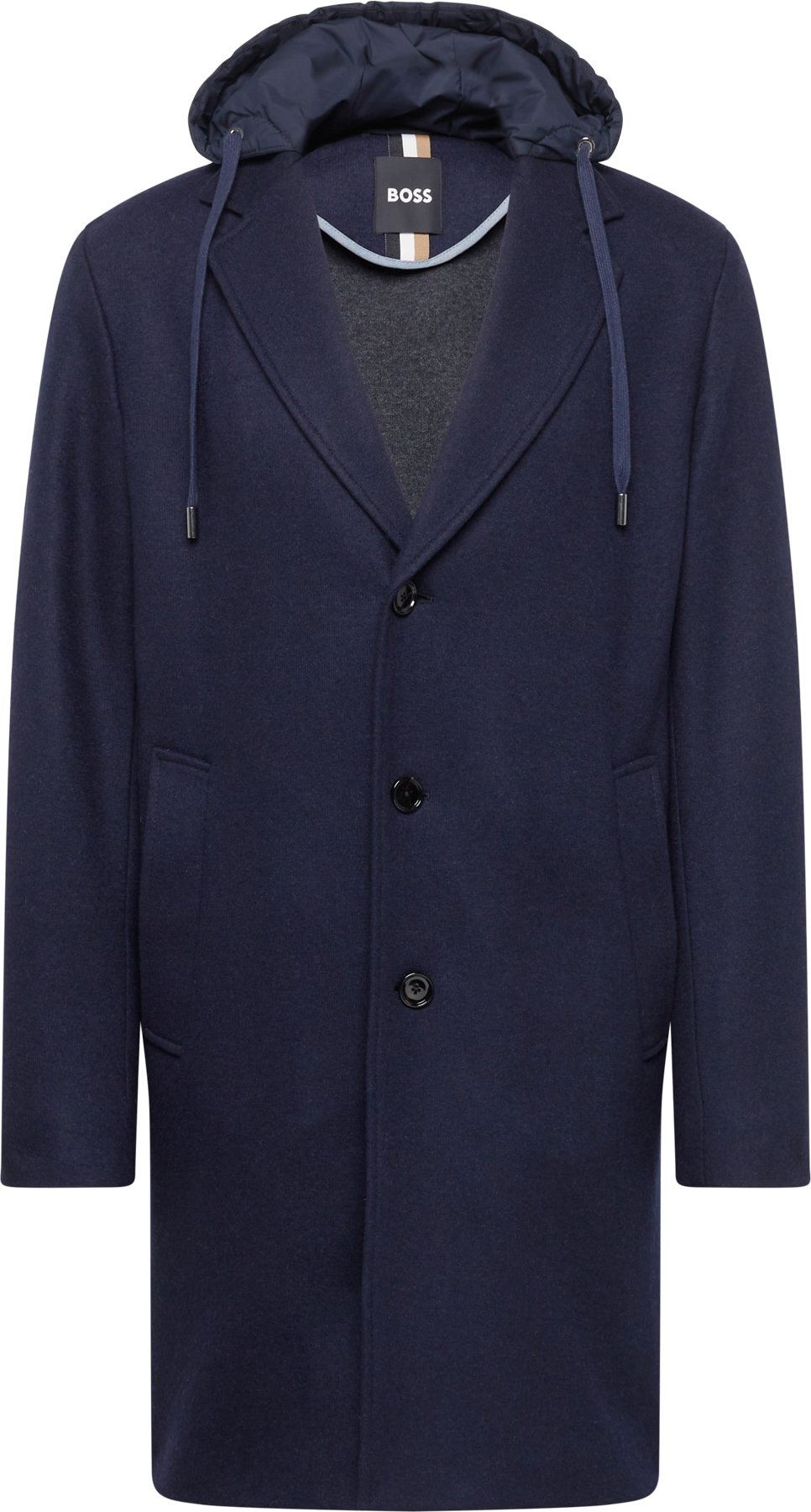 BOSS Black Přechodný kabát 'Cam' marine modrá