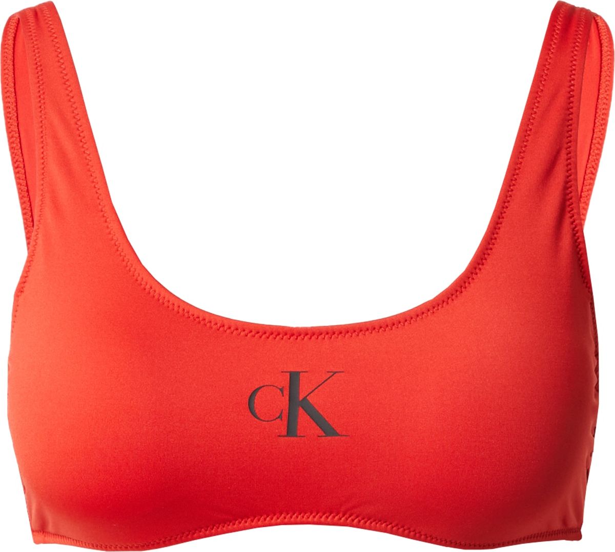 Calvin Klein Underwear Horní díl plavek červená / černá