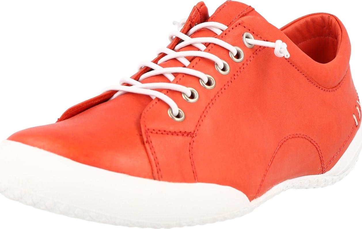 COSMOS COMFORT Sportovní šněrovací boty červená / bílá
