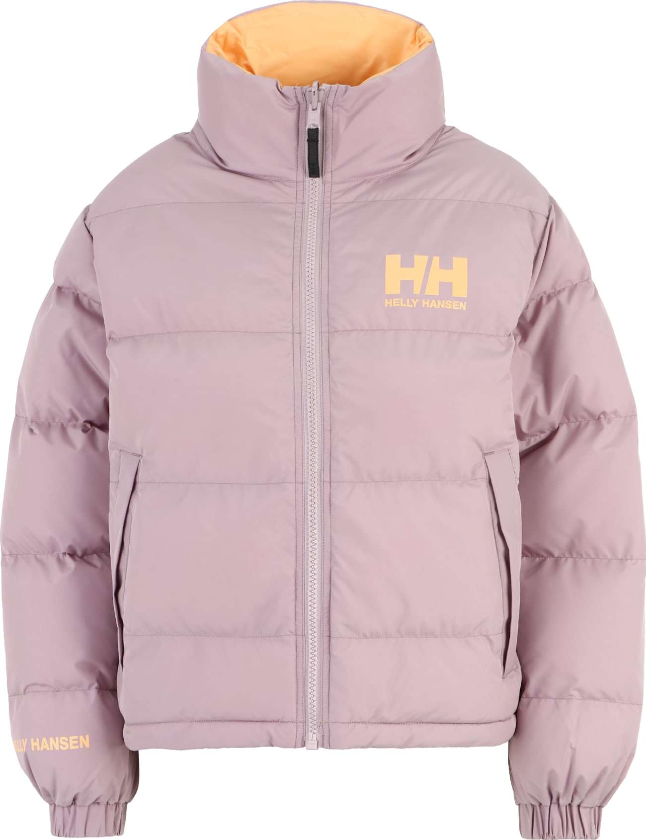 HELLY HANSEN Zimní bunda bledě fialová / meruňková