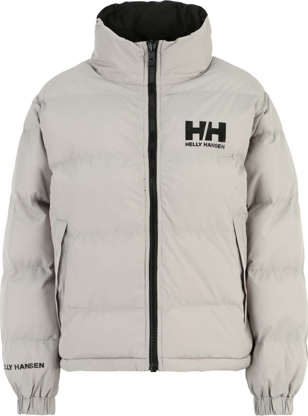 HELLY HANSEN Zimní bunda kámen / černá