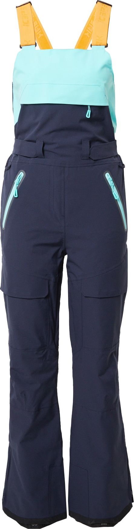ICEPEAK Sportovní kalhoty 'COMINS' námořnická modř / aqua modrá / oranžová