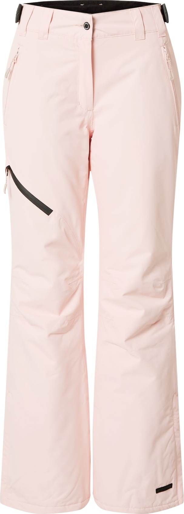 ICEPEAK Sportovní kalhoty 'CURLEW' pastelově růžová / černá