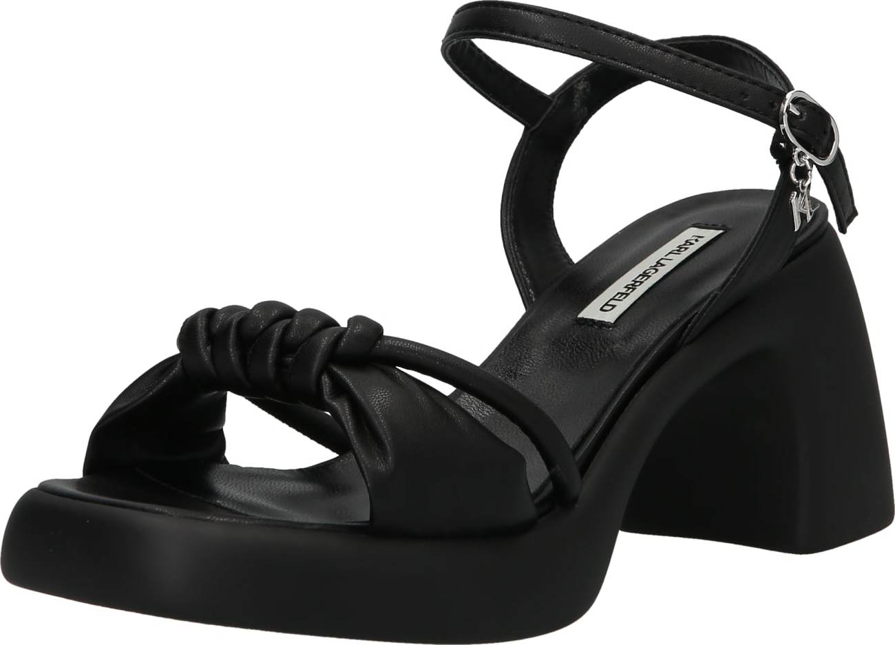 Karl Lagerfeld Páskové sandály 'ASTRAGON' černá