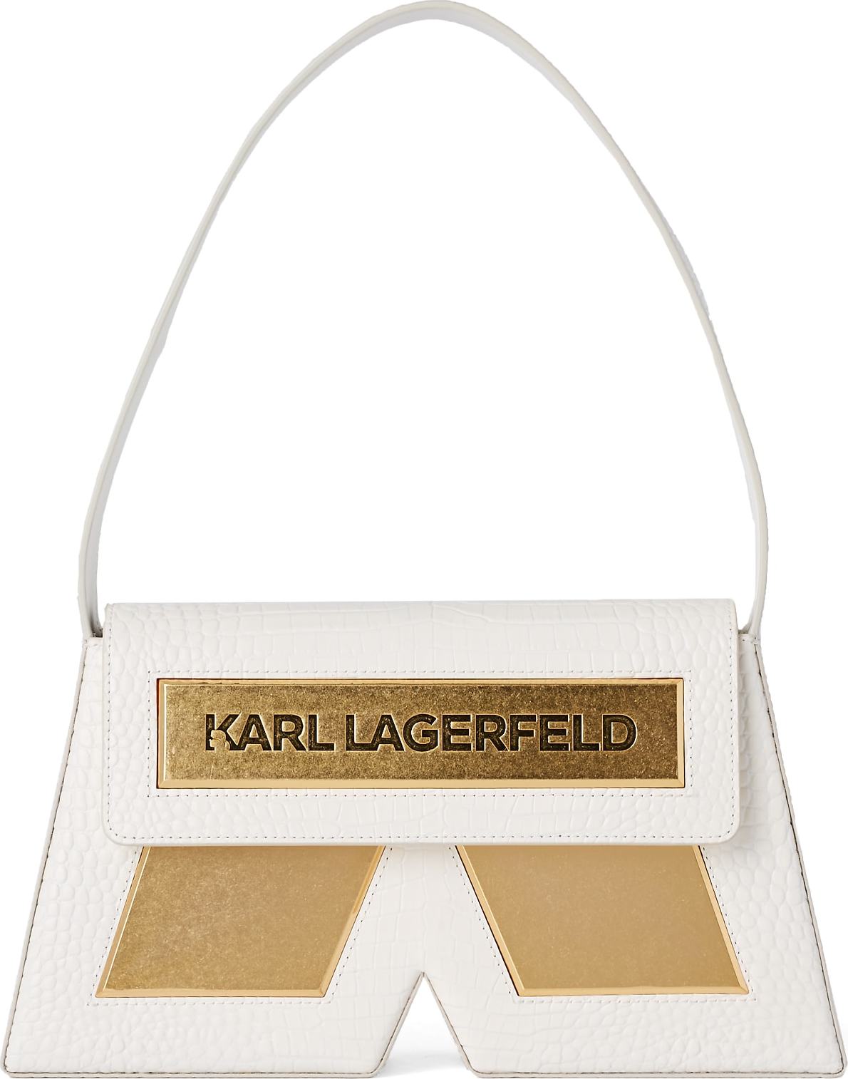 Karl Lagerfeld Taška přes rameno zlatá / bílá