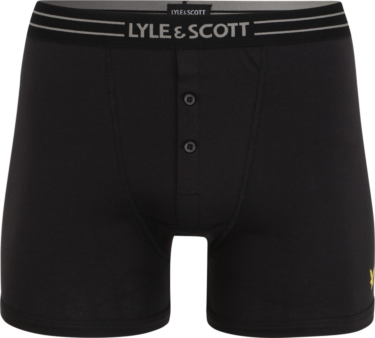 Lyle & Scott Boxerky 'Lewis' žlutá / šedá / černá