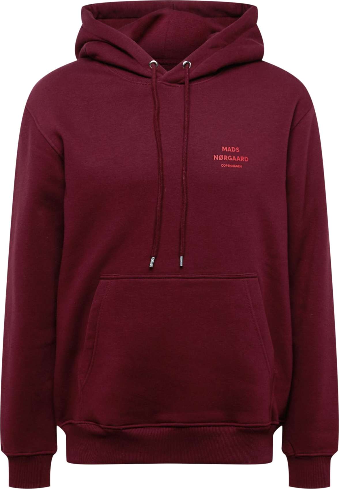 MADS NORGAARD COPENHAGEN Mikina vínově červená / melounová