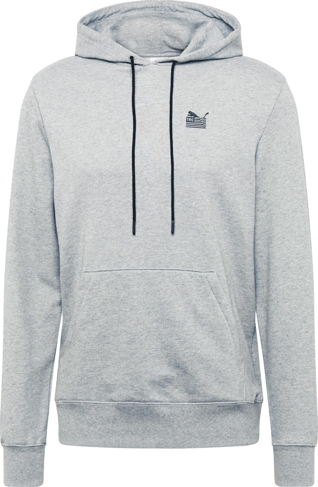PUMA Sportovní mikina antracitová / šedý melír