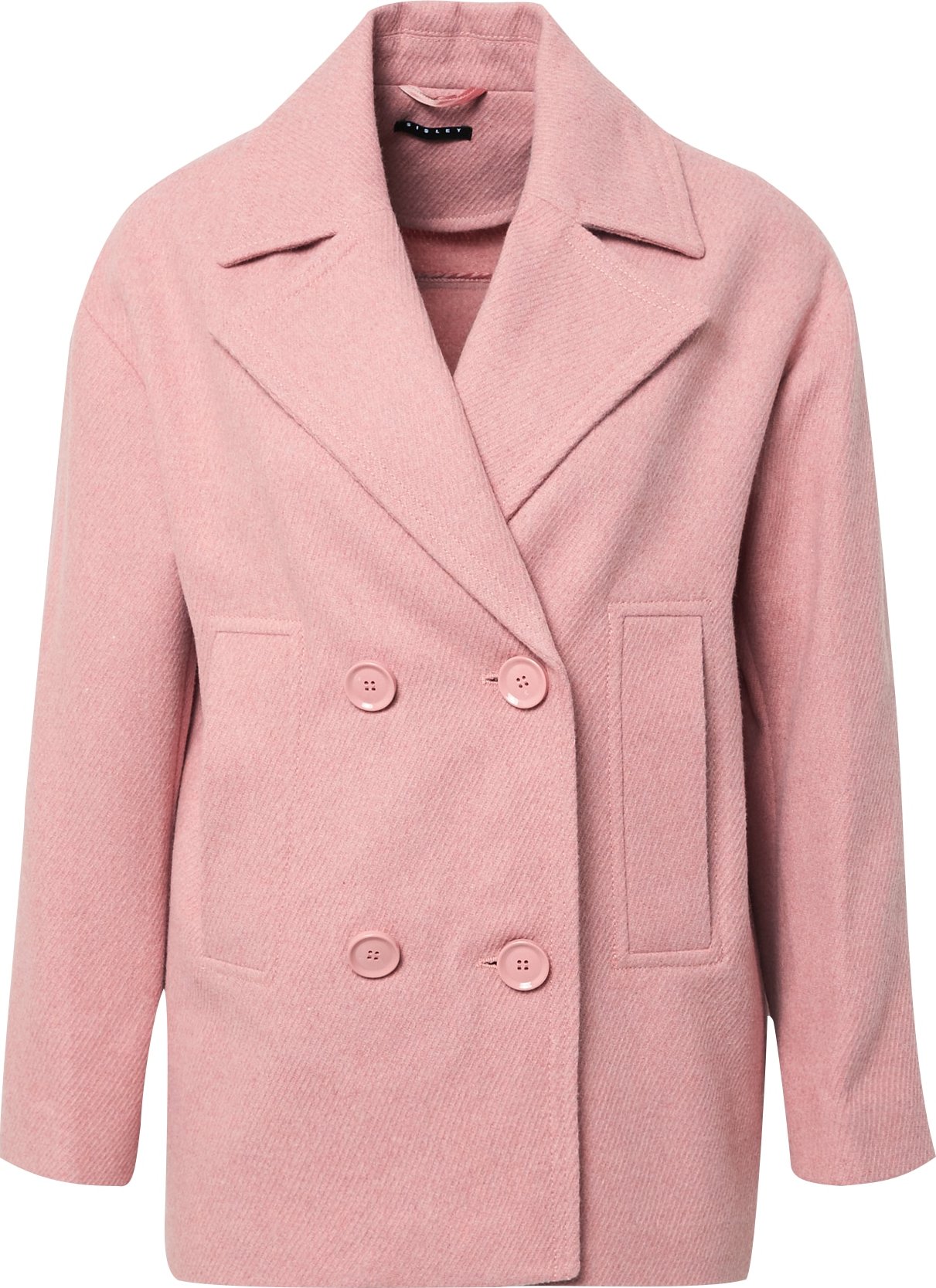 Sisley Přechodný kabát růžová