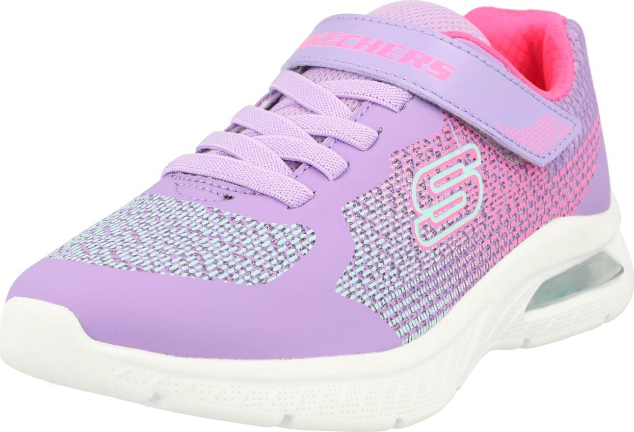 SKECHERS Tenisky pastelová modrá / světle fialová / pink / bílá