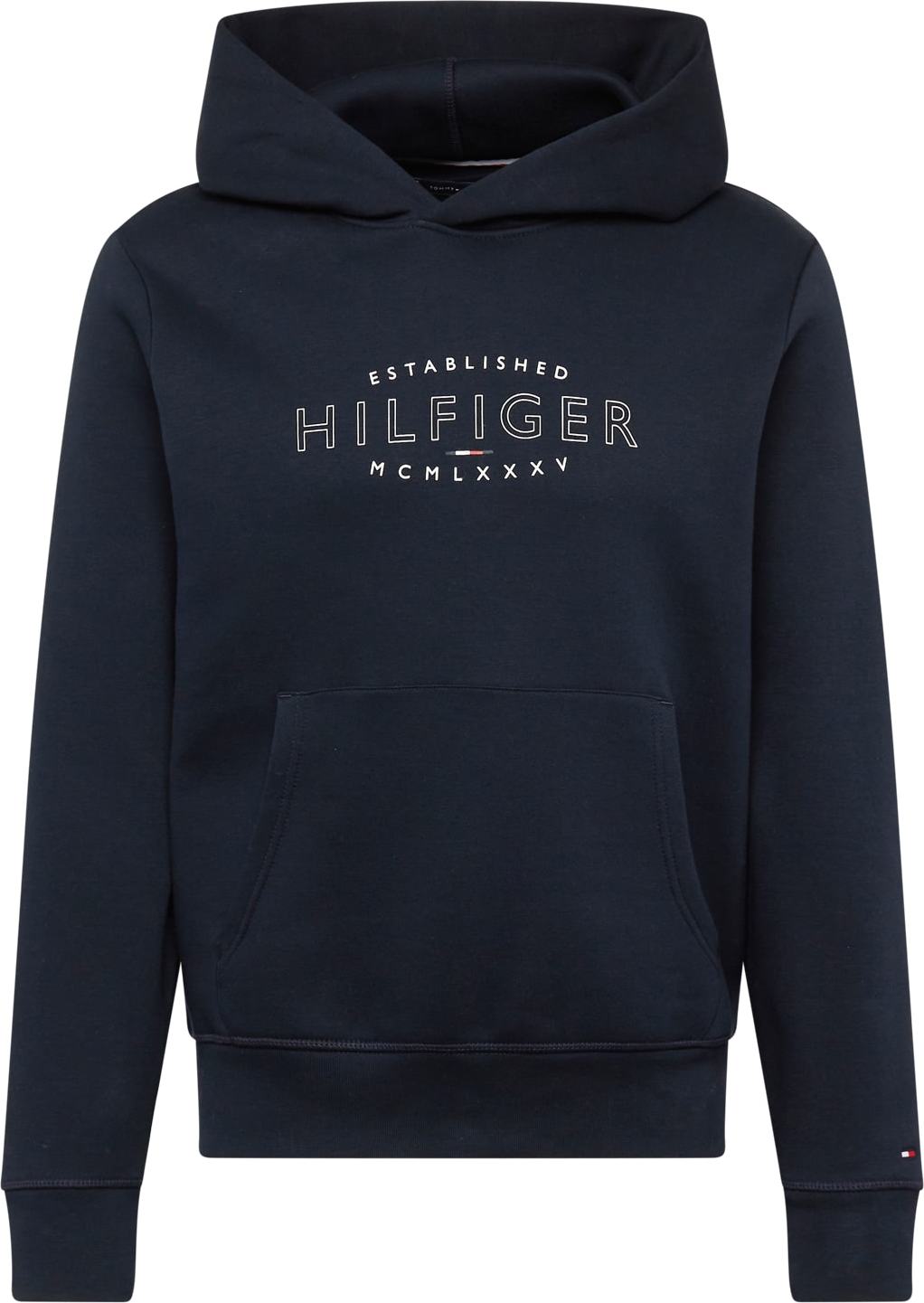 TOMMY HILFIGER Mikina námořnická modř / bílá
