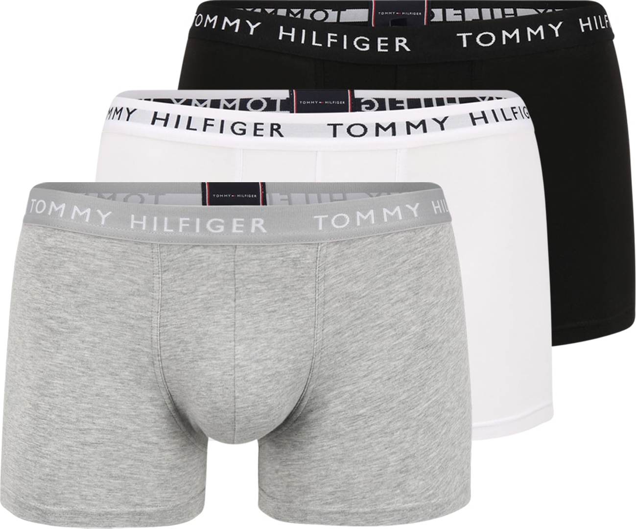 Tommy Hilfiger Underwear Boxerky šedý melír / černá / bílá