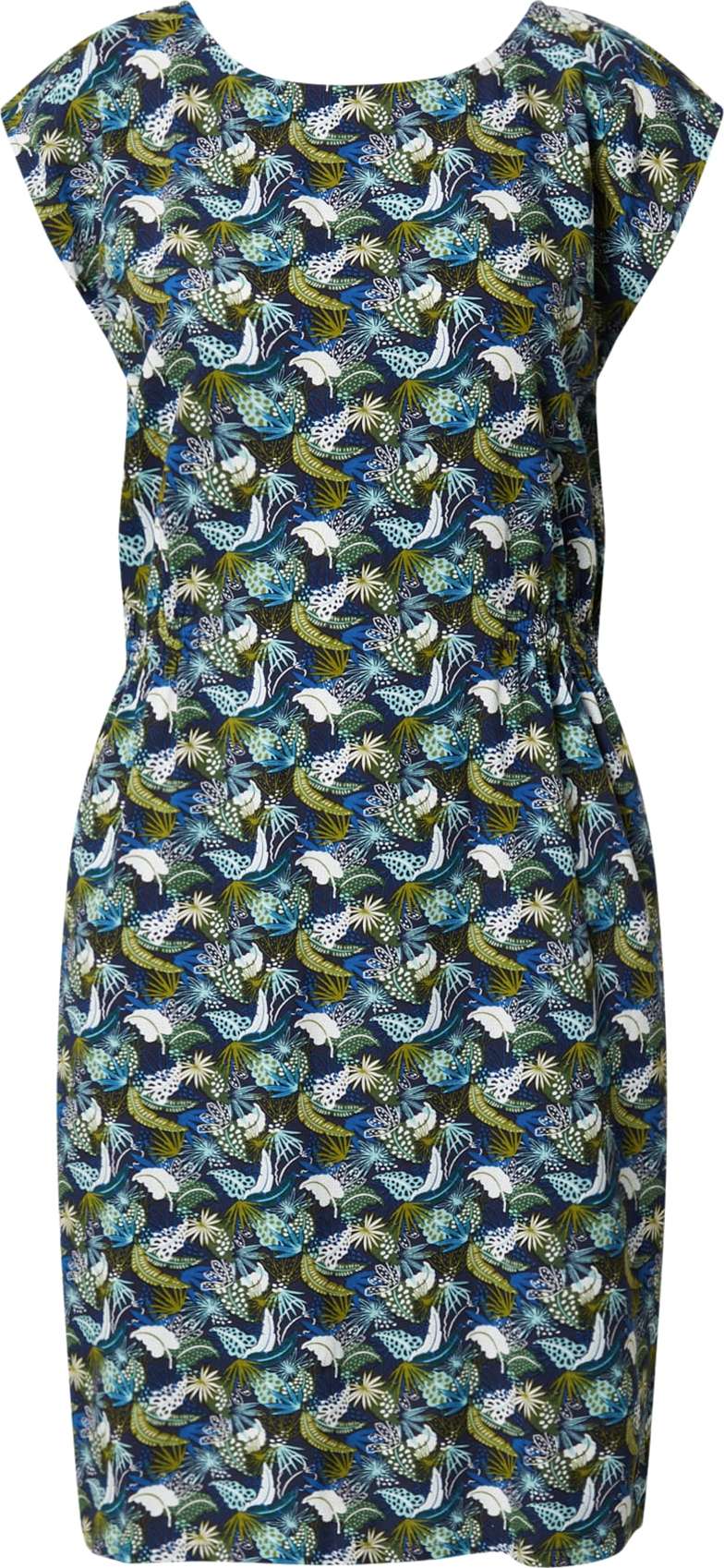 Tranquillo Šaty světlemodrá / tmavě modrá / olivová / bílá